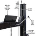 Atlas Apex 9, 9,000 lb 4 Post Parking Lift - With Lever View