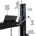 Upper View  of Apex 9, 9,000 lb 4 Post Vehicle Storage Lift - ALI Certified