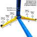 Atlas BP10000 10,000 lb 2 Post Lift - Low Ceiling Long Arm View