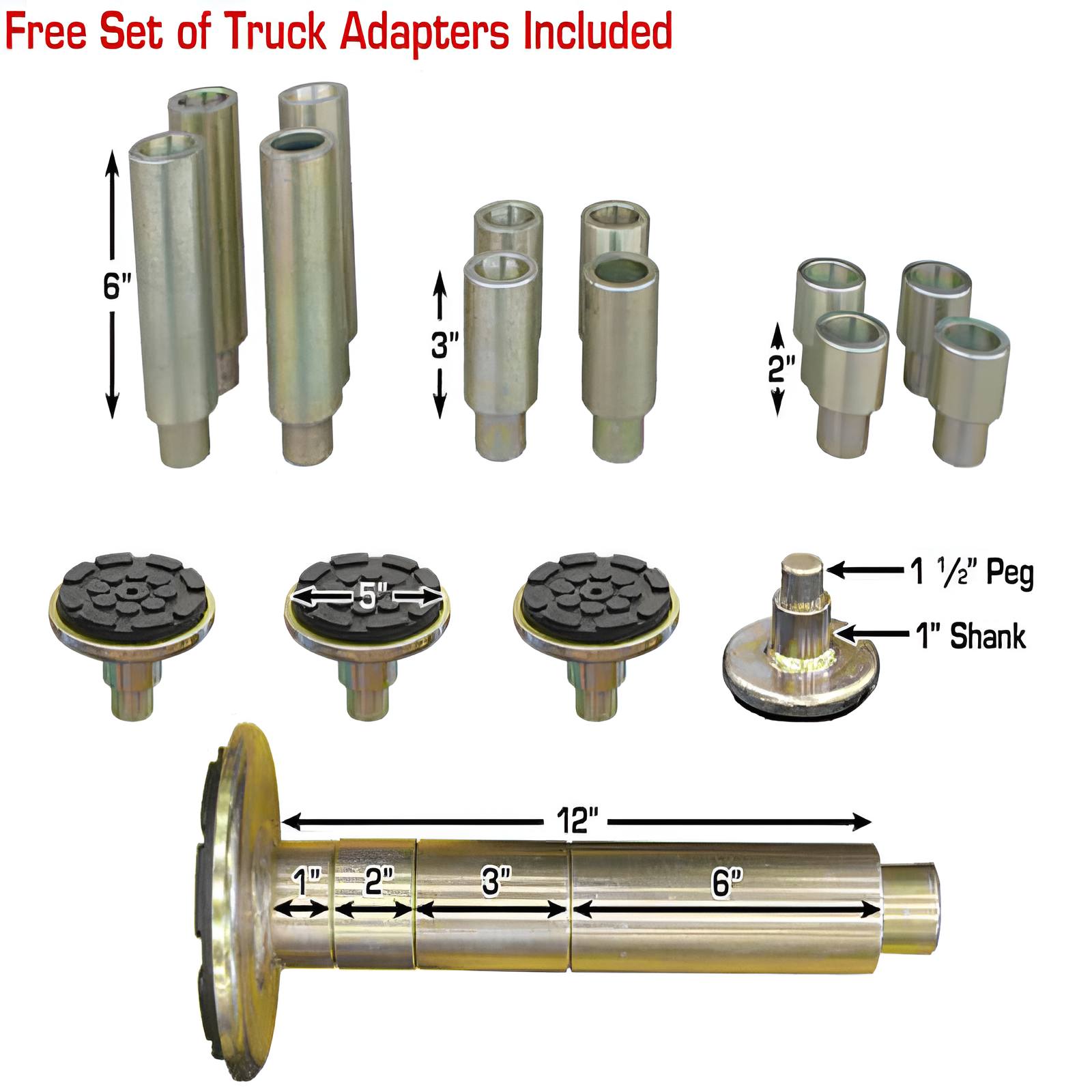 BP10000 10,000 lb 2 Post Lift - Low Ceiling Adapter Kits View