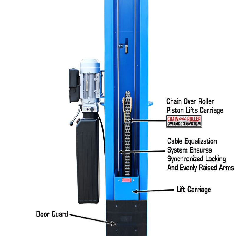 Atlas BP12000X, 12,000 lb motor and pump View