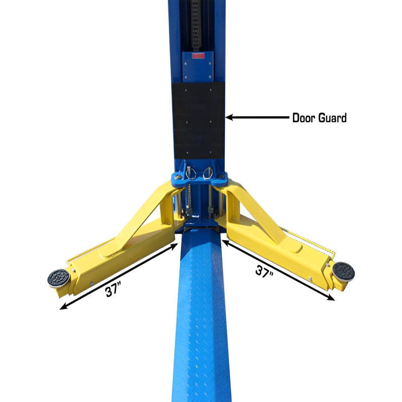 Atlas BP12000X, 12,000 lb 2 Post Lift - Commercial Grade Foot Base View