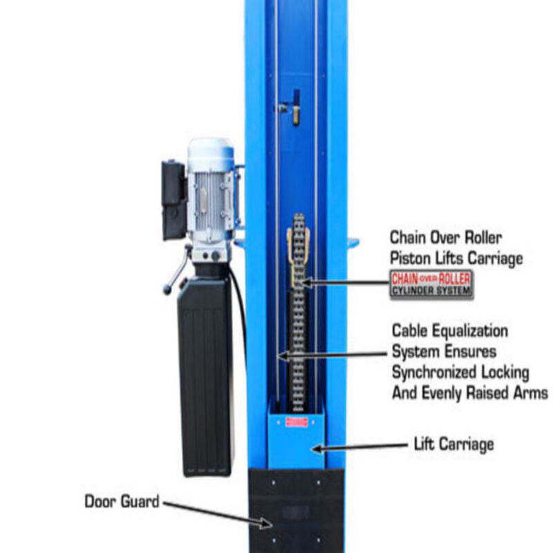 Post Lift BP12000X - Lift Carriage View