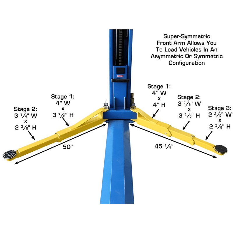 Atlas BP8000 Arm Size View