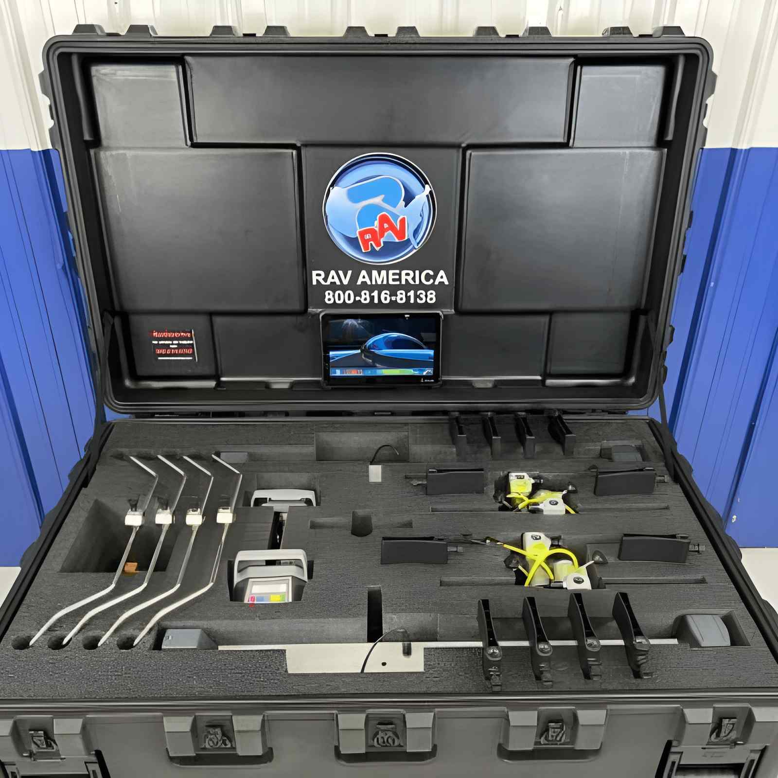 Atlas TD6000CNAK1 Heavy Duty Truck Alignment System - ESM1 Zoom in - at the Box View