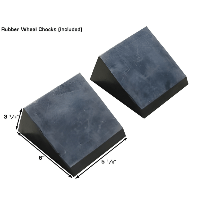 Garage PRO9000 Rubber Wheel Chocks View