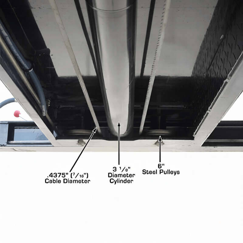 Atlas Garage PRO9000 Under Ramps View