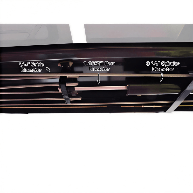 Atlas Garage PRO9000 9000 lbs. Capacity 4 Post Lift Under Ramps View