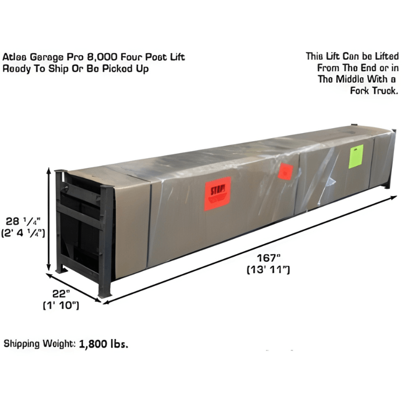 Atlas Garage Pro8000 Package View
