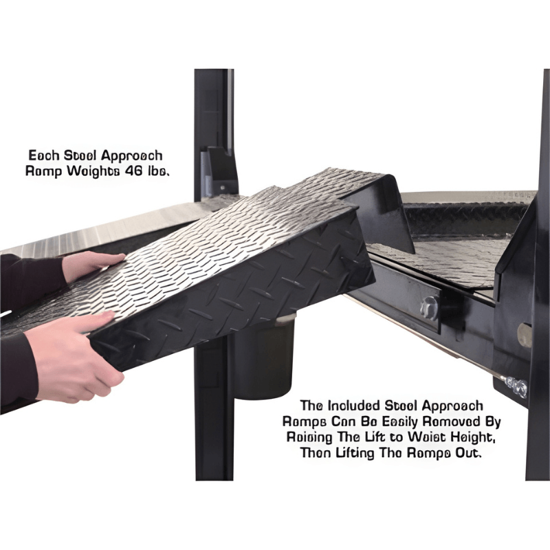 Atlas Garage Pro8000 Approach Ramps View