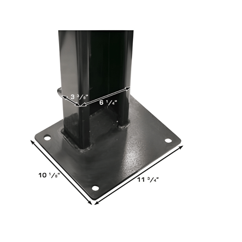 Atlas Garage Pro8000, 8,000 lb 4 Post Vehicle Storage Lift Base View