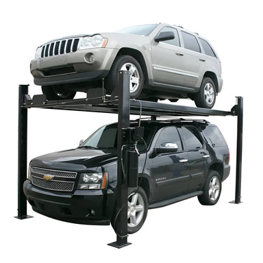 Garage Pro8000, 8,000 lb 4 Post Vehicle Storage Lift by Side View