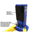 OHX10000X 10,000 lb Extra Tall 2-Post Lift Base View