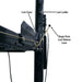 Atlas PRO8000EXT 4 Post Lift Lever View