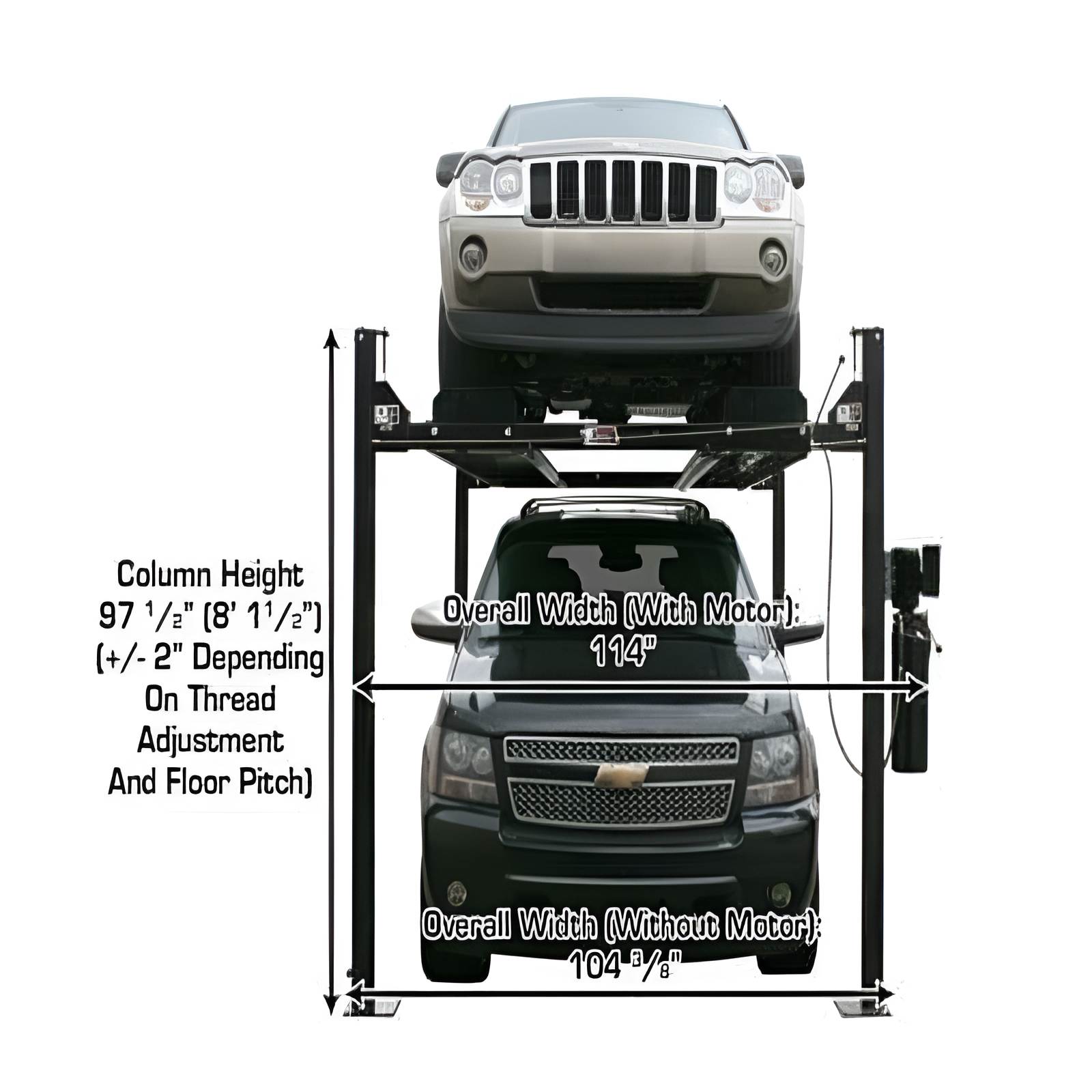 Atlas Garage Pro 8000 EXT Front View