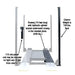 Atlas Garage Pro 8000 EXT, 8,000 lb 4 Post Vehicle Storage Lift Stand View