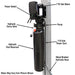 Atlas Garage Pro8000, 8,000 lb 4 Post Vehicle Storage Lift - Motor and Pump View