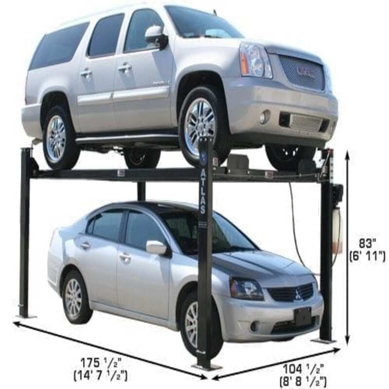 Parking Lift Pro8000 - Side View