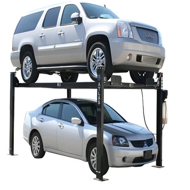 Garage Pro8000, 8,000 lb 4 Post Vehicle Storage Lift Left Side View