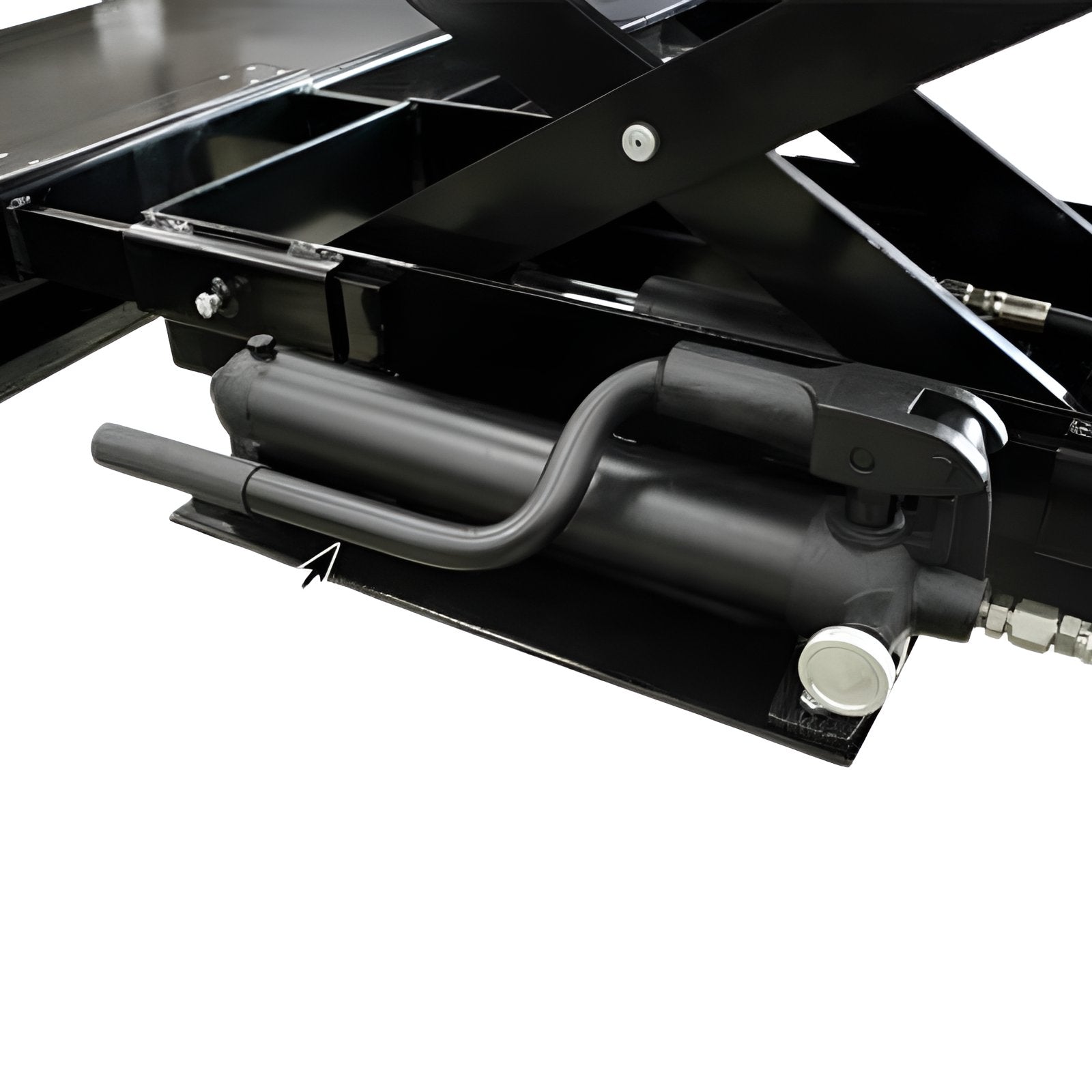 Atlas RJ35 sliding jacks mounted - Adjuster View