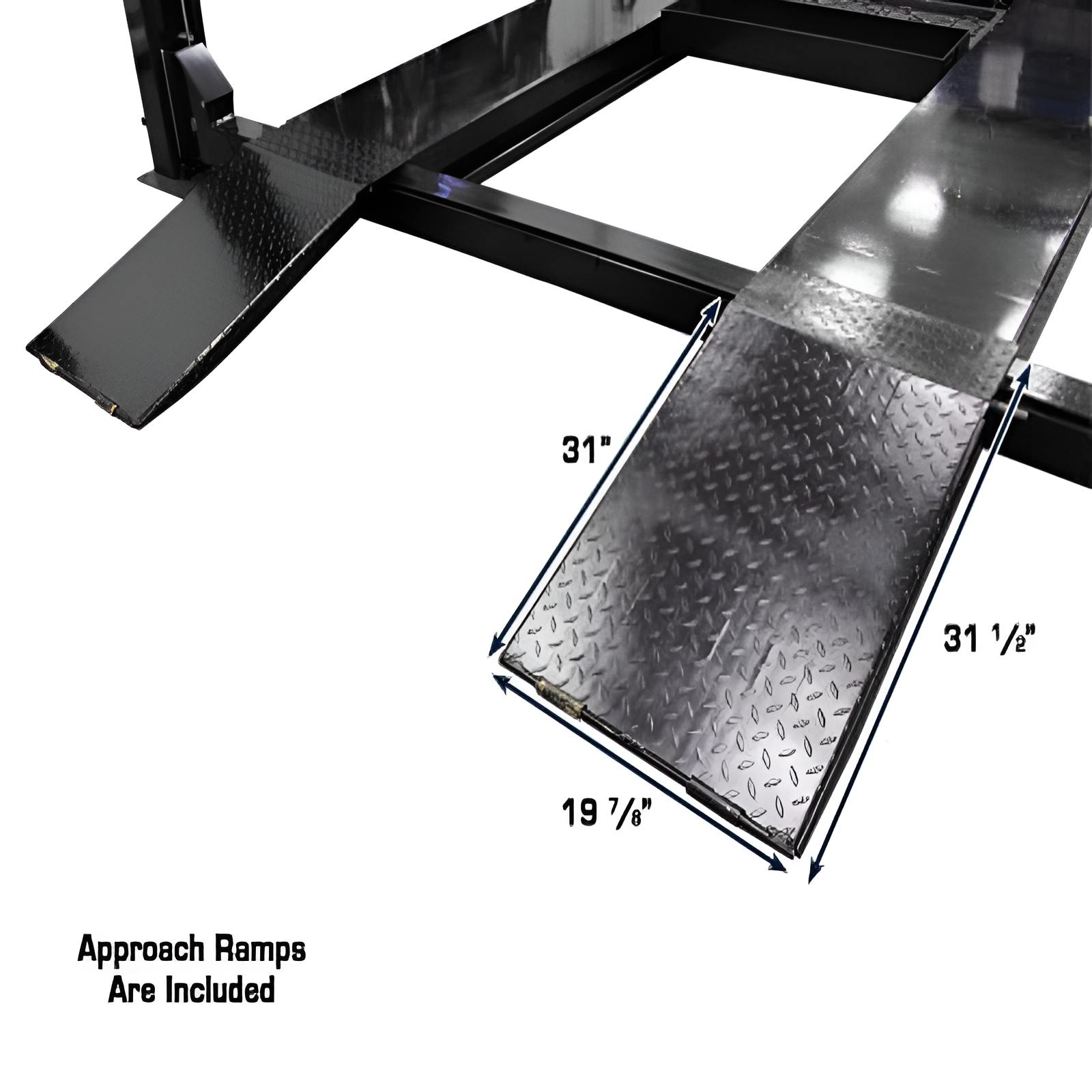 Atlas Garage Pro 9000 - 9,000lb Extra Large Vehicle Storage Lift - Ramp View