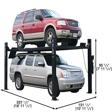 Atlas PRO9000 4 Post Lift Side View