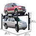 Atlas Garage Pro 9000 4 post lift raising a vehicle in workshop