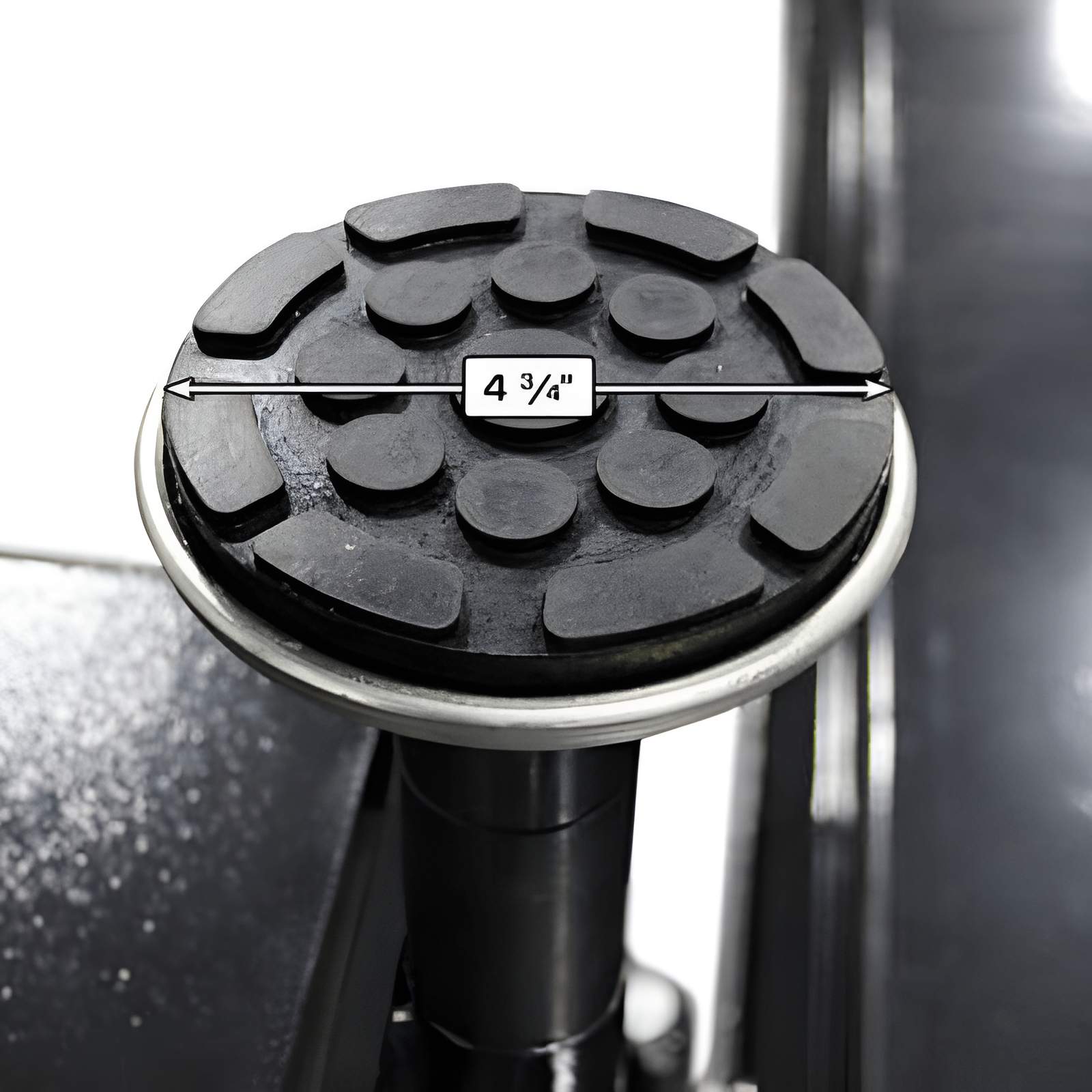 Atlas RJ6BK Air Rolling Jack rubber Pad view