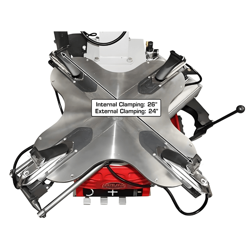 Atlas PTC300 Rim-Clamp Tire Changer w/ Assist Arm