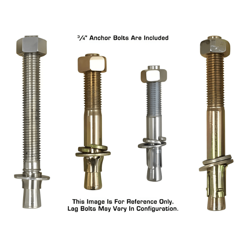 Atlas PV10PX 10,000 lb Overhead 2-Post Lift Anchor Bolts View
