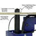 PVL10, 10,000 lb 2 Post Lift - ALI Certified Ceiling Lift