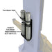 Atlas PVL10, 10,000 lb 2 Post Lift - ALI Certified Adapters View