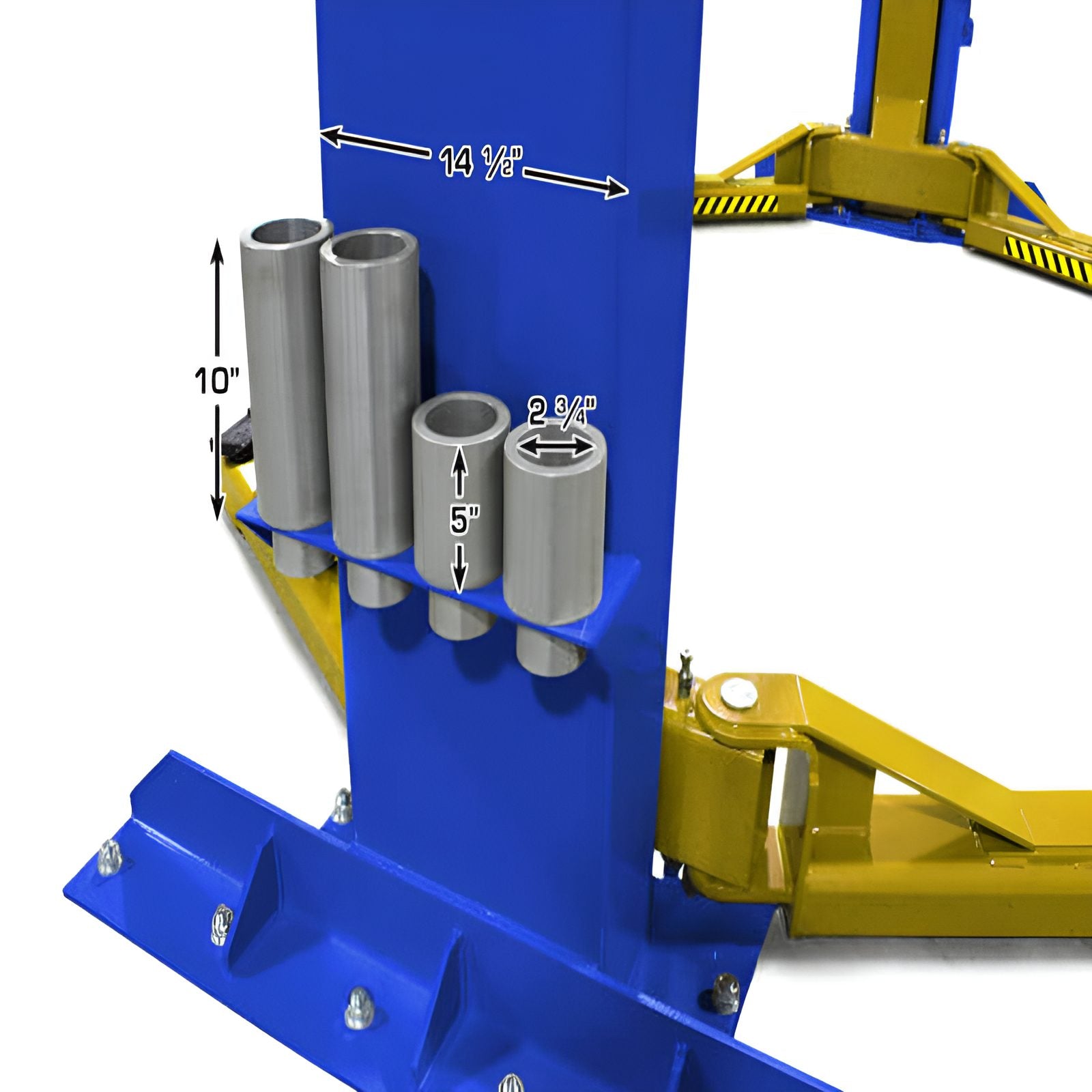 PVL15, 15,000 lb 2 Post Lift - Commercial Grade; ALI Certified Adapters View