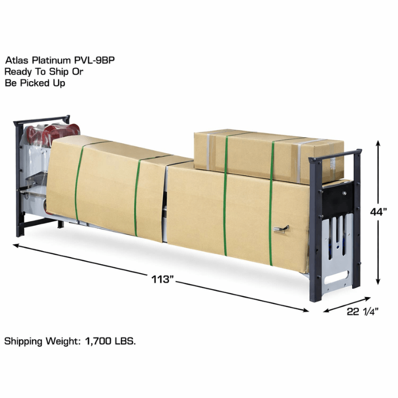 Atlas PVL9BP 9,000 lb 2 Post Lift - ALI Certified Packaging View for Shipping