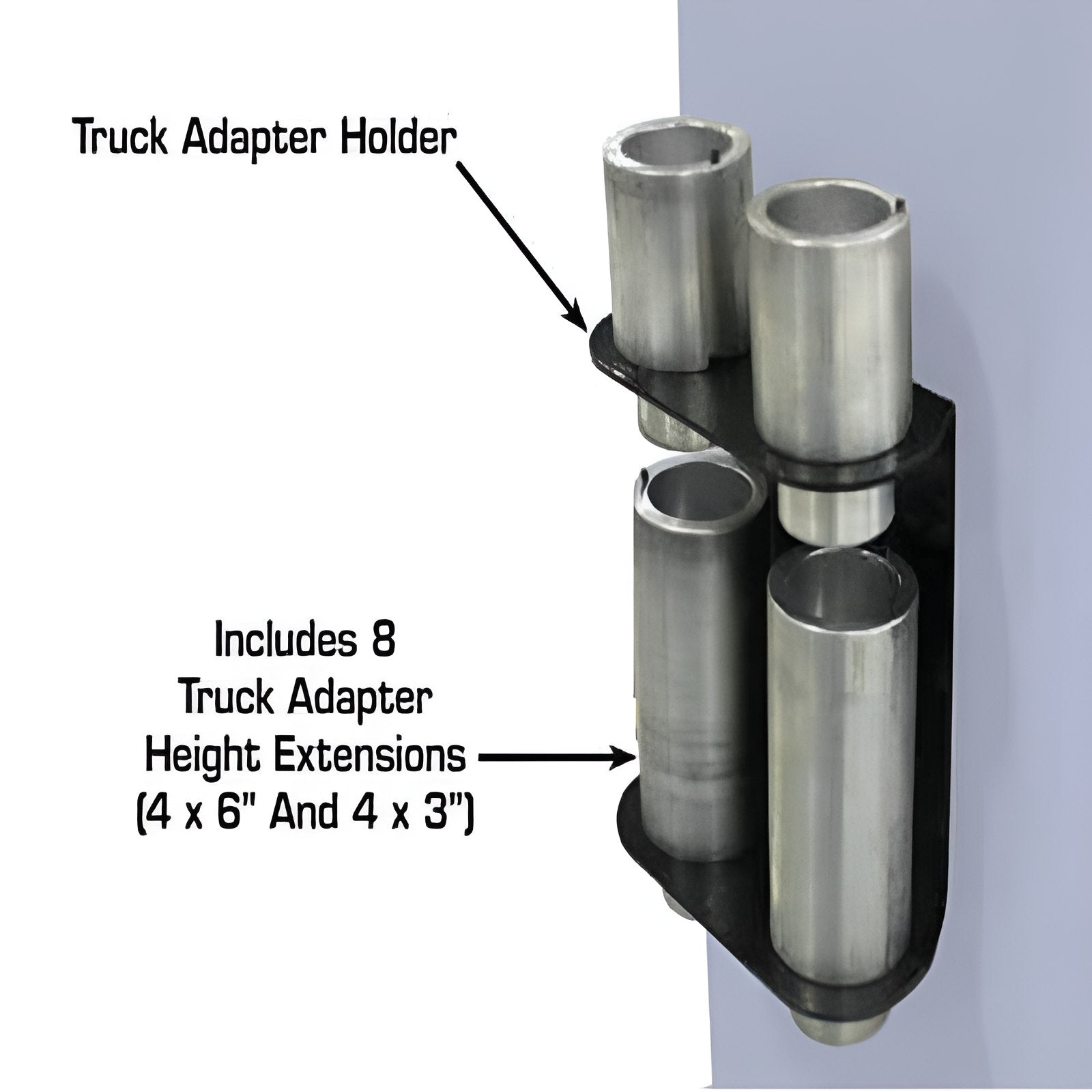 PVL9BP 9,000 lb 2 Post Lift - ALI Certified Adapter View