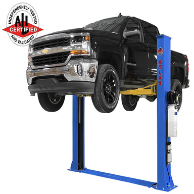 PVL9BP 9,000 lb 2 Post Lift - ALI Certified by Atlas Side View