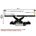 RJ8 Rolling Jack With Adapters Height View