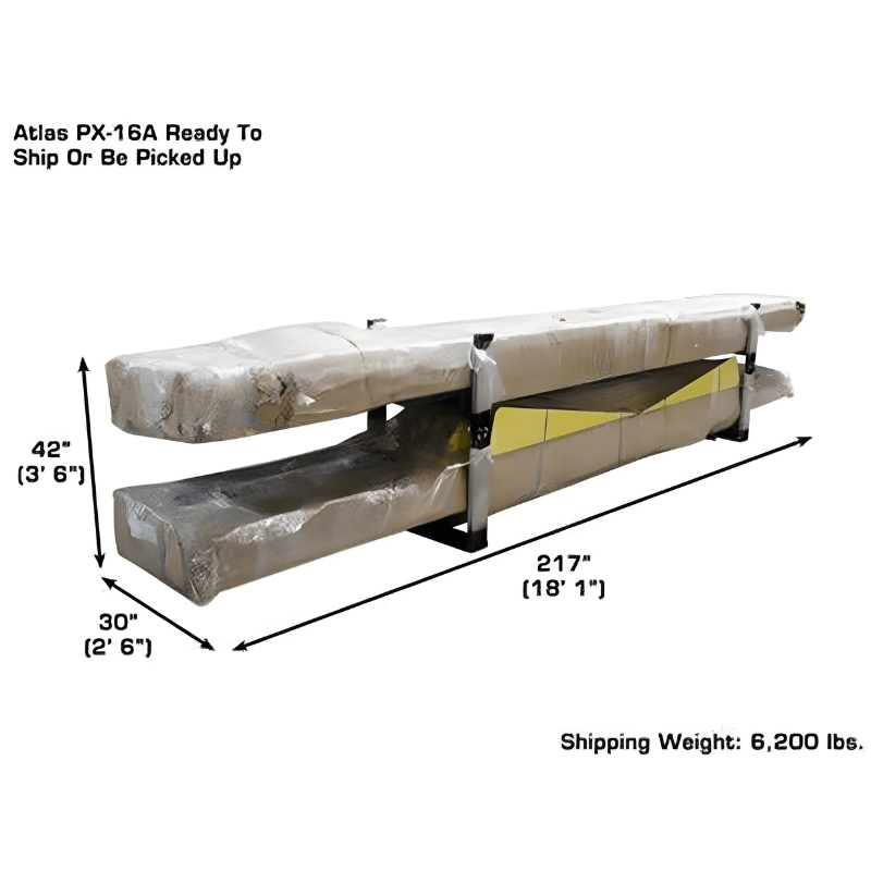 Atlas PX16A Scissor Alignment Lift Shipping Package View