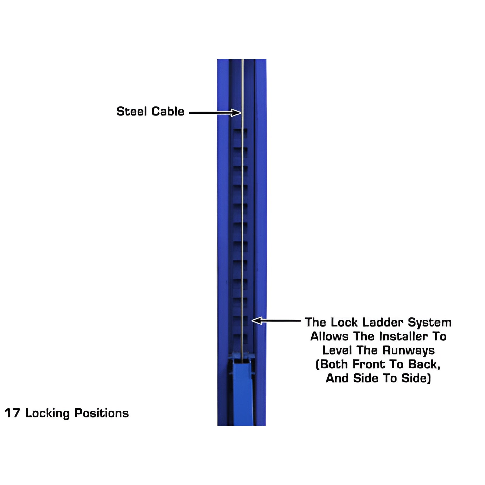 Atlas PVL14OF-EXT, 14,000 lb Alignment Lift 
