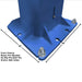 PVL14OF-EXT, 14,000 lb Alignment Lift - Open Front, ALI Certified Foot Base View