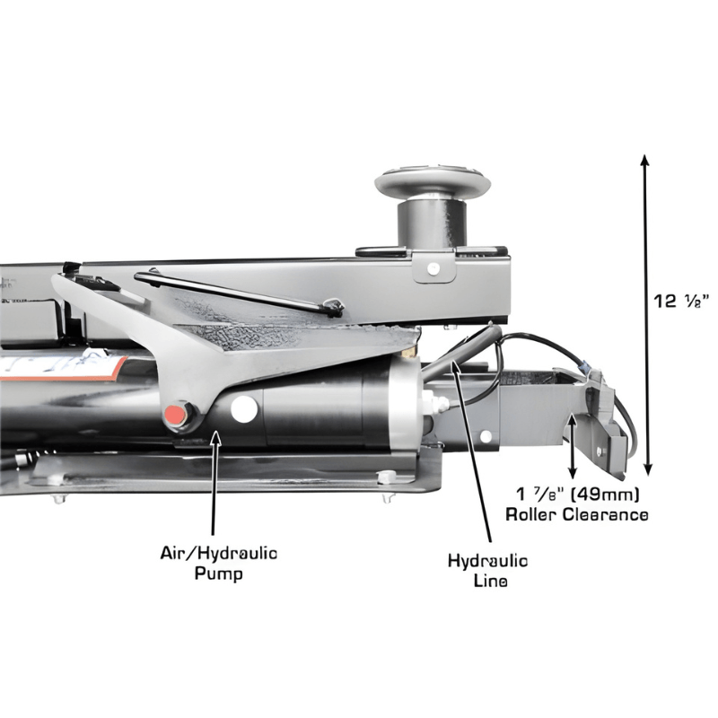 Atlas RJ7000 (2) Rolling Jacks Hydraulic Pump and Line View