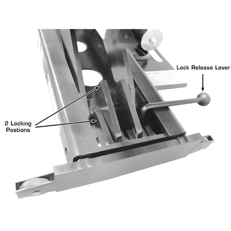 Atlas RJ7000 (2) Rolling Jacks Locking Position and Lever View