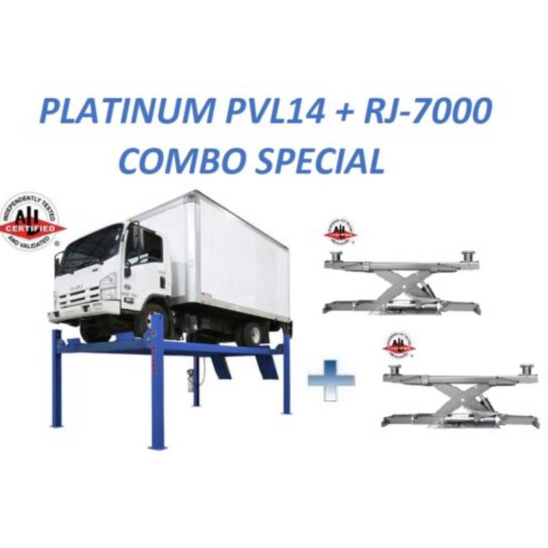 Platinum PVL14 + RJ7000 Rolling Jacks ALI Certified by Atlas Combo View