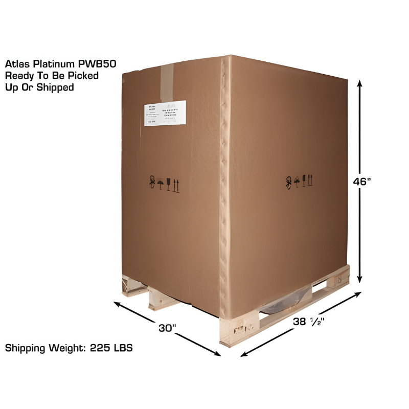 Atlas Platinum PWB50 Premium 2D Computer Wheel Balancer Shipping Package View