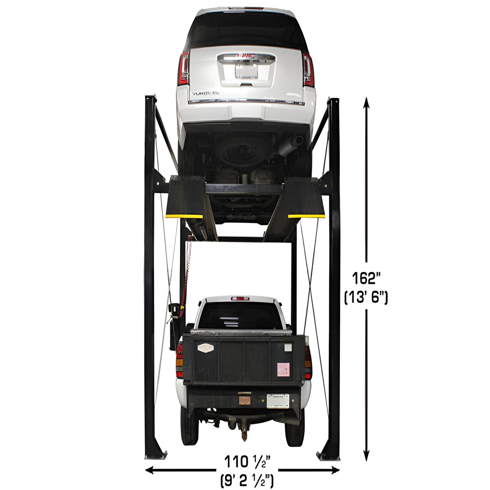 Atlas PRO7000ST, Back View with 2 Cars
