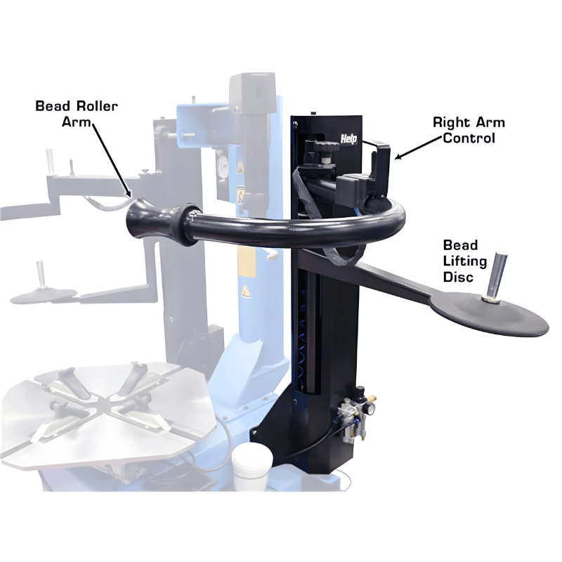Atlas RHA-SA 200 Series Tire Changer Right-Hand Assist Arm View