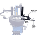 RHA-SA 200 Series Tire Changer Right-Hand Assist Arm View