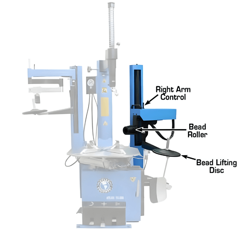 RHA 700 Series Right-Hand Assist Arm Side View