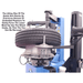 TC229DAA Rim-Clamp Tire Changer Tire Removing View
