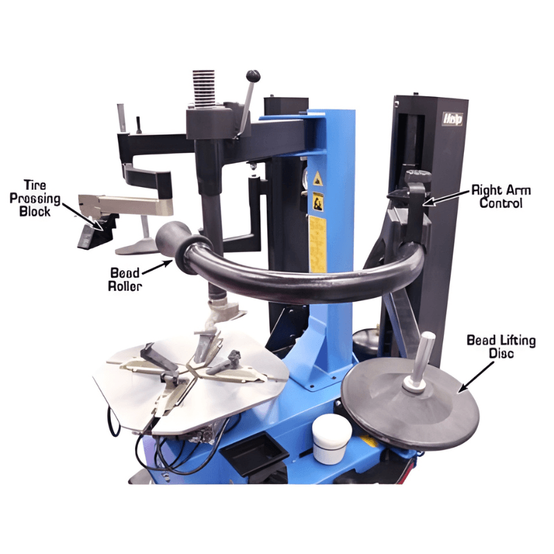 Atlas TC229DAA Rim-Clamp Tire Changer w/ Dual Assist Arms